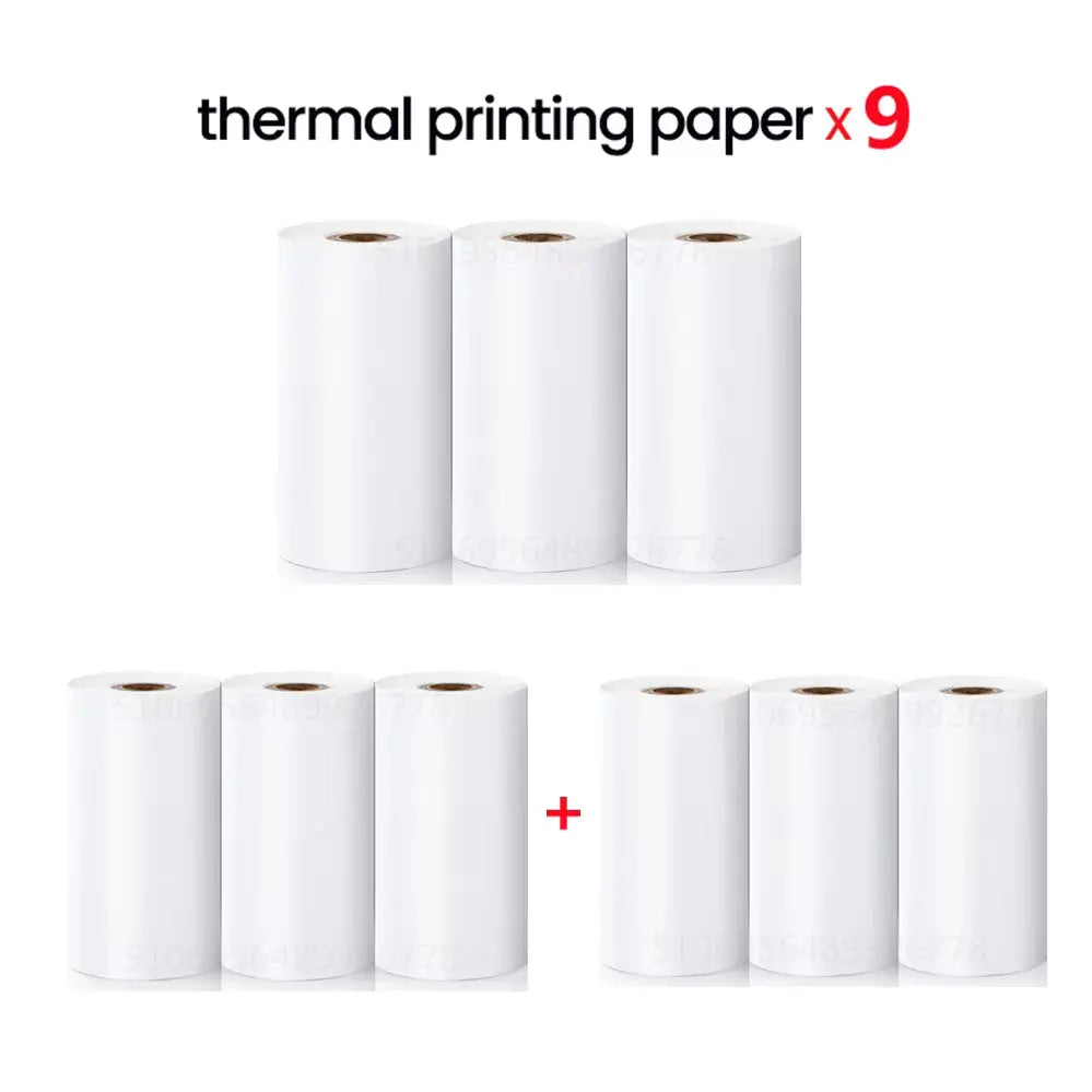 Compact and Colorful Mini Thermal Printer: Bluetooth Wireless Portable Pocket Label Maker for Stickers