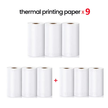 Compact and Colorful Mini Thermal Printer: Bluetooth Wireless Portable Pocket Label Maker for Stickers