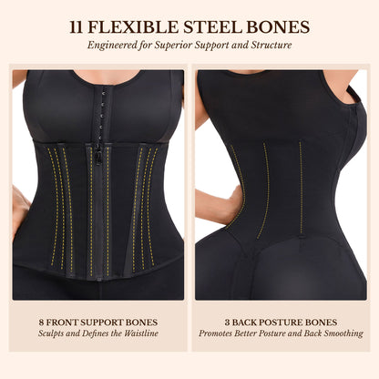 Fajas Colombianas Moldeadoras Overbust Shapewear For Women Tummy Control Full Body Shaper & Butt Lifter Post Surgery Compression Garment See size chart under “more details” The Fashion Celestial