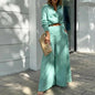 Women's Plus Size Wide Leg Elegant Pant Set FitiqueFit