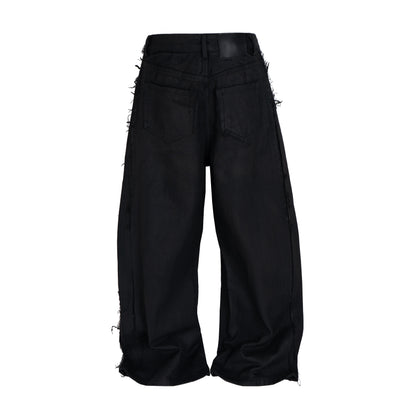 WIDEBOY WAXED FRAY DENIM