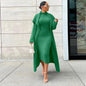 Autumn And Winter Elegant Dress Long Cardigan Velvet Two-piece Suit Grayceful LLC