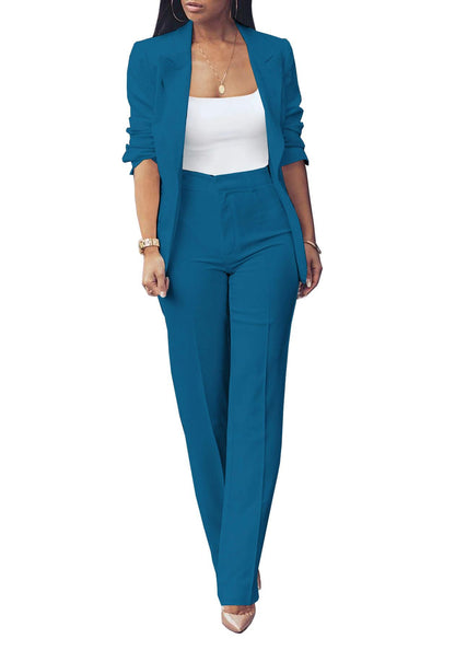 Pure Long Sleeveless Simple Draping Wide Leg Casual Suit See size chart under “more details” The Fashion Celestial
