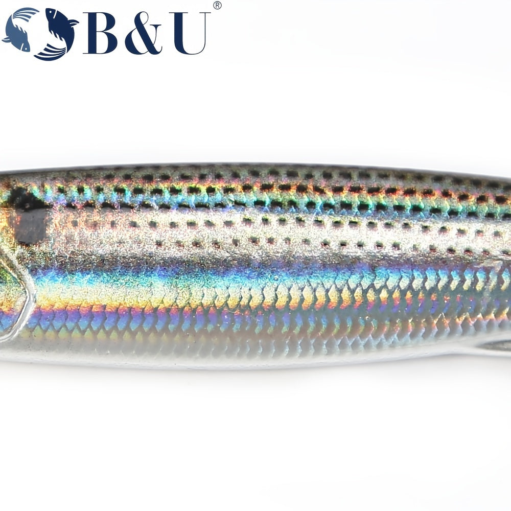 B&U Metal Cast Jig - 3D Printed Spoon Casting Jigging for Saltwater Fishing - 30G/40G/60G Artificial Bait Tackle with Enhanced Durability and Realistic Design NovaCart