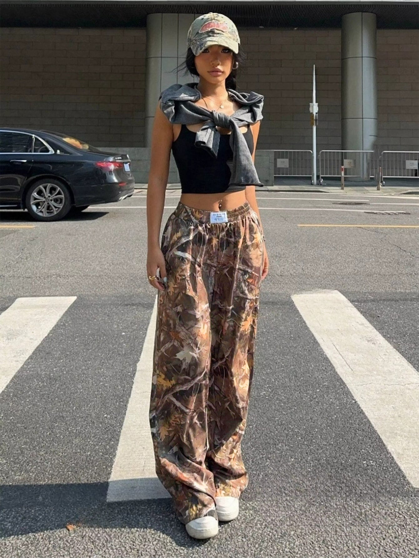 Women's Y2K Camouflage Cargo Pants FitiqueFit