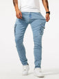 Men's Plus Size Skinny Cargo Jeans New Era Fashion LLc