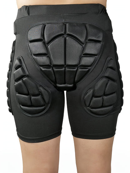 VEPAUS Breathable 3D Padded Shorts for Ice Hockey, Snowboarding, Gymnastics, Roller Skating - Moisture Wicking, Flexible, High Stretch Polyester Knit Fabric, Regular Fit, Four Seasons Sports Gear NovaCart