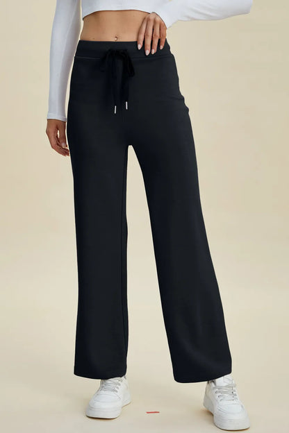 Basic Bae Full Size Air Scuba Drawstring Wide Leg Pants New Era Fashion LLc