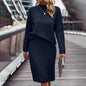 Women's Two Piece Set - Pullover Sweater & Bodycon Skirt Cozy Outfit FitiqueFit