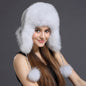 Women’s Korean Fox Fur Lei Feng Hat – Warm Winter Ear Protection Hat FitiqueFit
