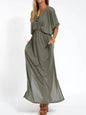 V-Neck Maxi Dress