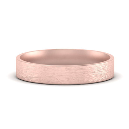 Ice Textured Mens 5mm Comfort Fit Wedding Band Fascinating Diamonds