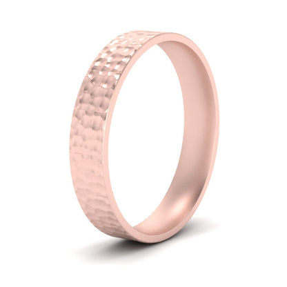 Hammered Finish Mens Wedding Band Fascinating Diamonds
