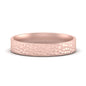 Hammered Finish Mens Wedding Band Fascinating Diamonds