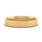 Hammered Finish Mens Wedding Band Fascinating Diamonds