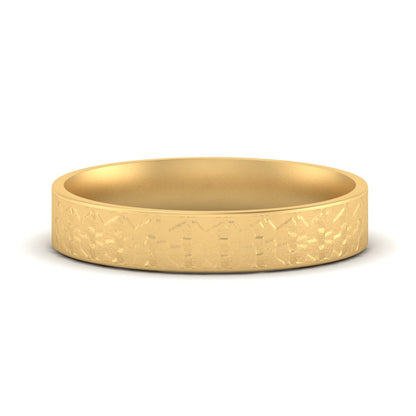 Unique Rock Textured Mens Wedding Band Fascinating Diamonds