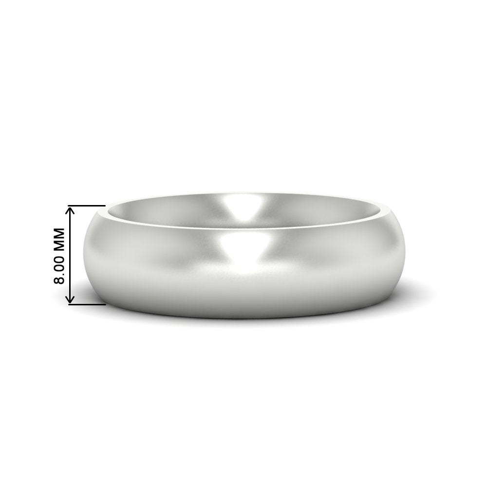 Minimalist Mens Wedding Band Fascinating Diamonds