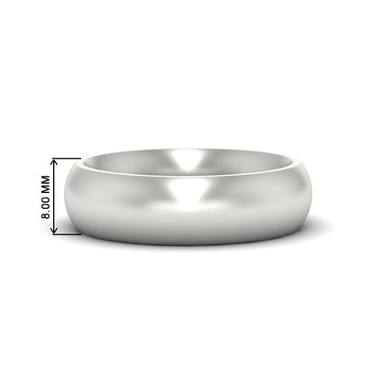 Minimalist Mens Wedding Band Fascinating Diamonds