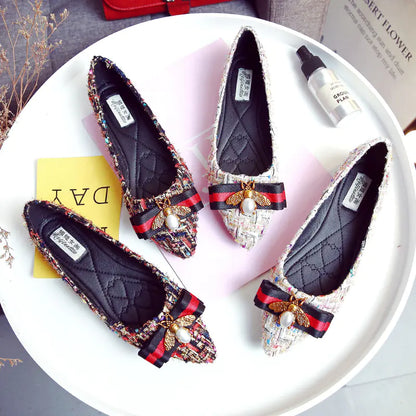 New Style  Versatile Women’s Pointed Toe Flats Versatile