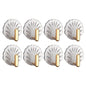 8pcs Self Adhesive Hook Decorative Hanger On Door Wall Adhesive Key Hanger Bathroom Towels Rack Cabinet Organizer Clothes Hanger Sea Shell Deluxe Shower Hooks Shaped Fun Design Stevvex