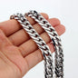 chunky silver necklace