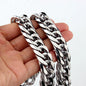 chunky silver necklace