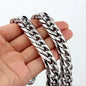 chunky silver necklace
