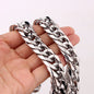 chunky silver necklace