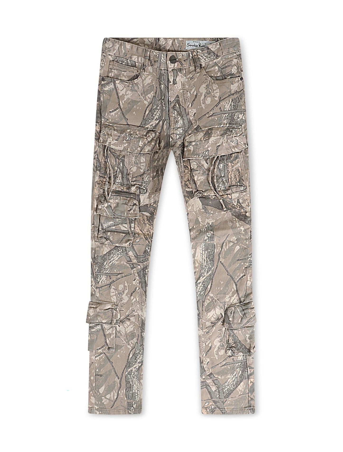 Smoke Rise Multi Cargo Pocket Slim Fit Jean - Hunting Camo Denim Exchange