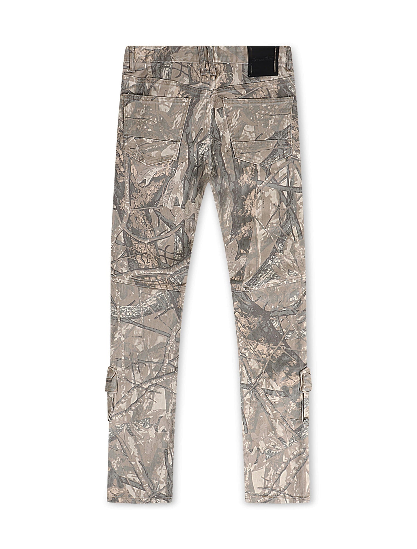 Smoke Rise Multi Cargo Pocket Slim Fit Jean - Hunting Camo Denim Exchange