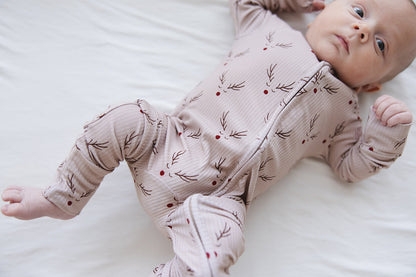 Reindeer Ridge (ribbed) - Zippy Blush Lotus