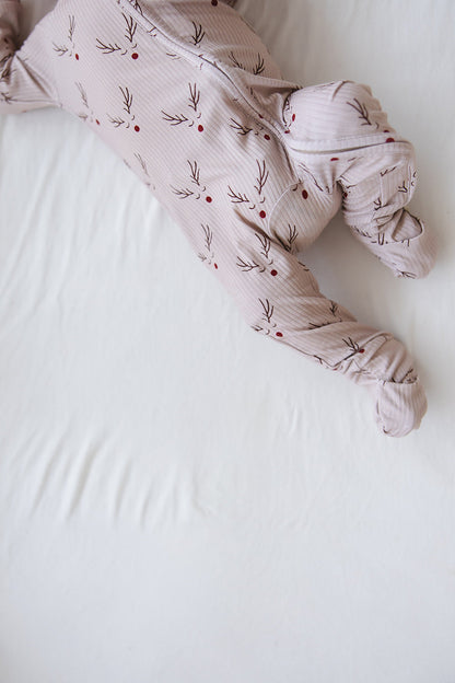 Reindeer Ridge (ribbed) - Zippy Blush Lotus