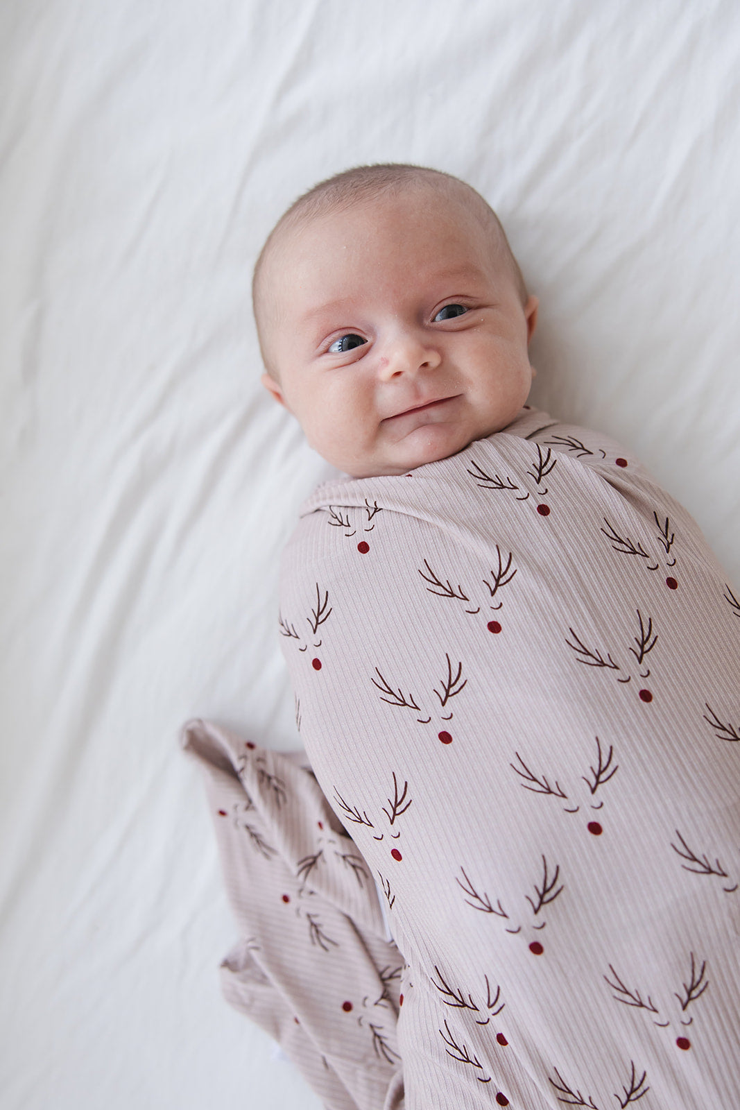 Reindeer Ridge (ribbed) - Lightweight Blanket Blush Lotus