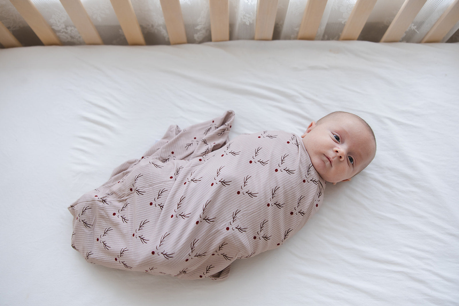 Reindeer Ridge (ribbed) - Lightweight Blanket Blush Lotus
