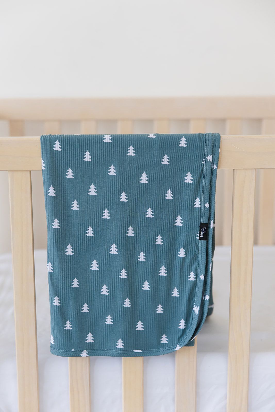 Northern Pine (ribbed) - Lightweight Blanket Blush Lotus
