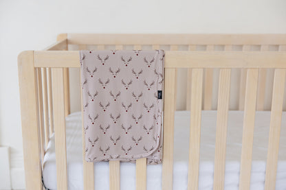 Reindeer Ridge (ribbed) - Lightweight Blanket Blush Lotus