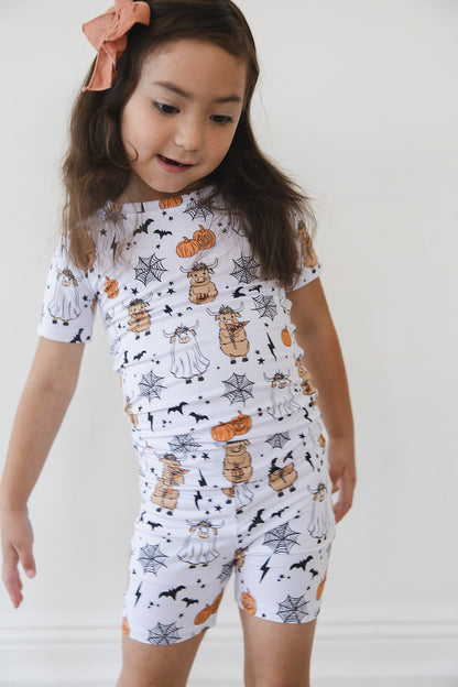 Cowloween - Biker Short Set Blush Lotus