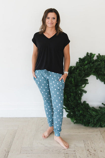 Northern Pine (ribbed) - Women's Jogger Blush Lotus
