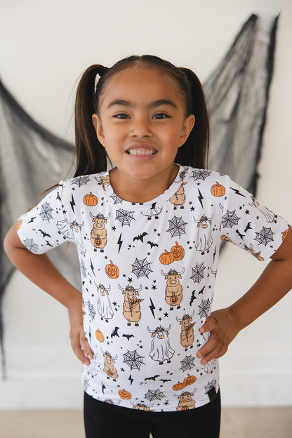 Cowloween - Everyday Tee Blush Lotus