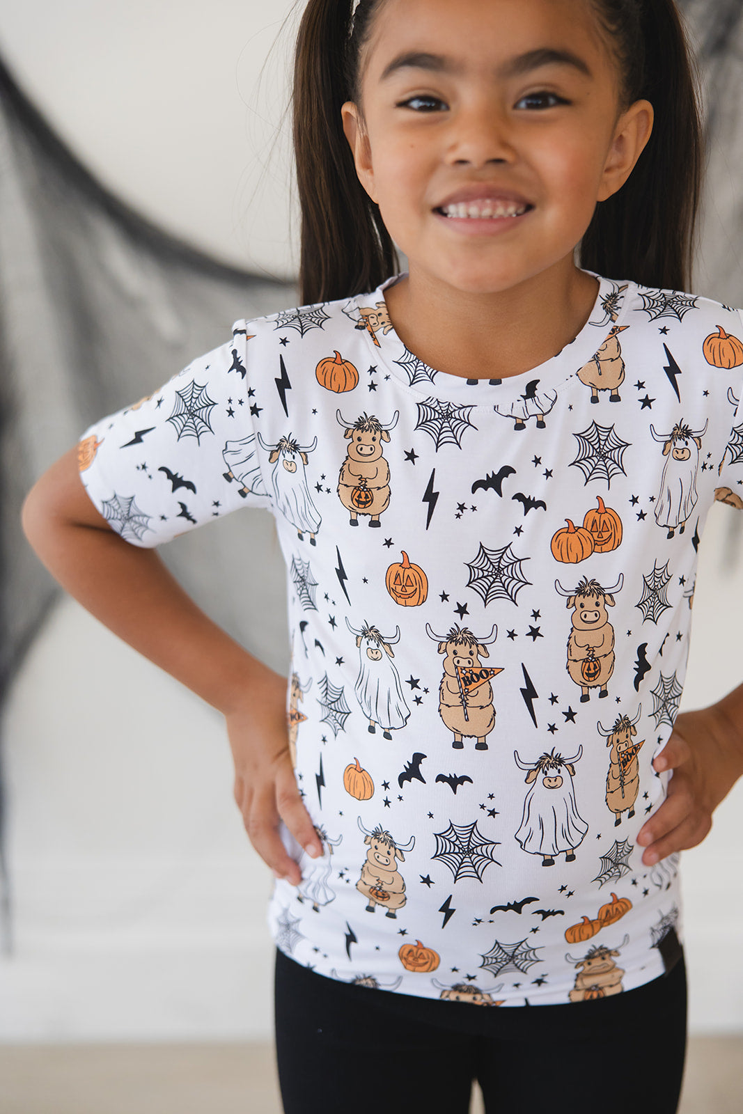 Cowloween - Everyday Tee Blush Lotus