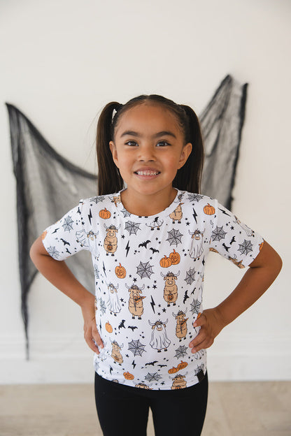 Cowloween - Everyday Tee Blush Lotus