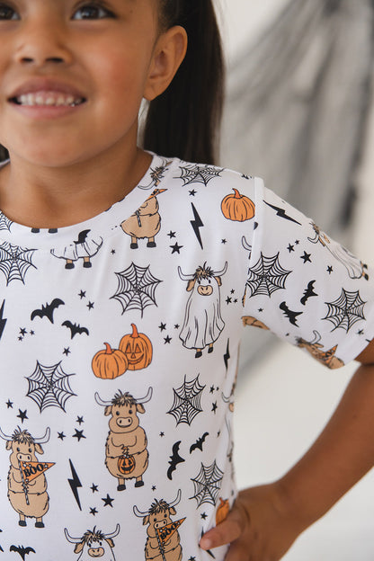 Cowloween - Everyday Tee Blush Lotus