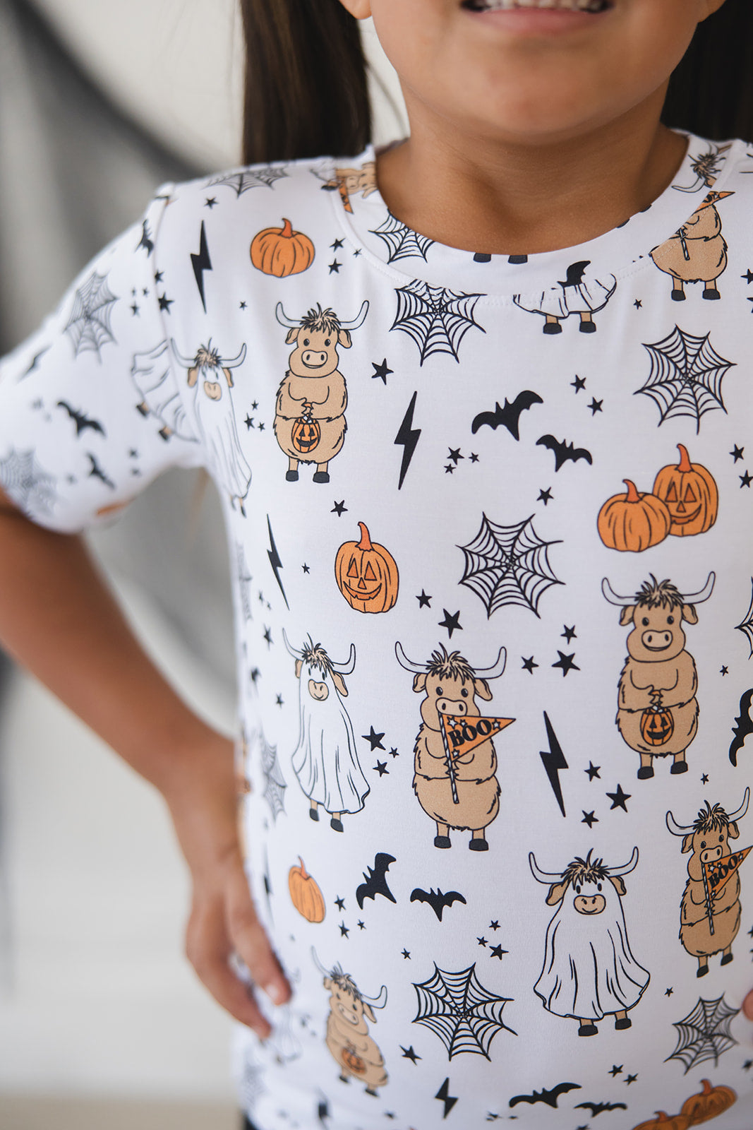 Cowloween - Everyday Tee Blush Lotus