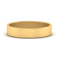 5 mm Flat Gold Wedding Band Fascinating Diamonds