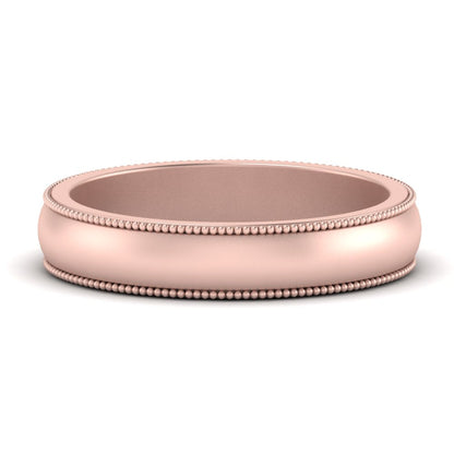 Milgrain Matte Finish Mens Band Fascinating Diamonds