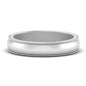 Milgrain Matte Finish Mens Band Fascinating Diamonds