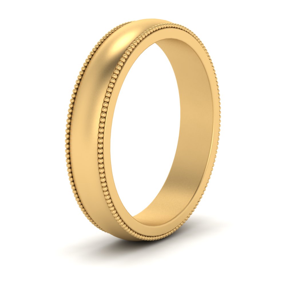 Milgrain Matte Finish Mens Band Fascinating Diamonds