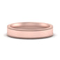 Stepped Edge Comfort Fit Flat Mens Band Fascinating Diamonds