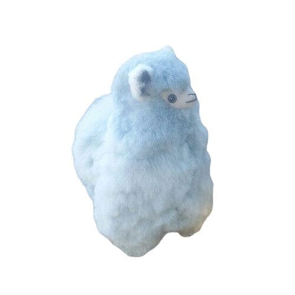 9" Standing Fur Alpaca Toy Purely Alpaca