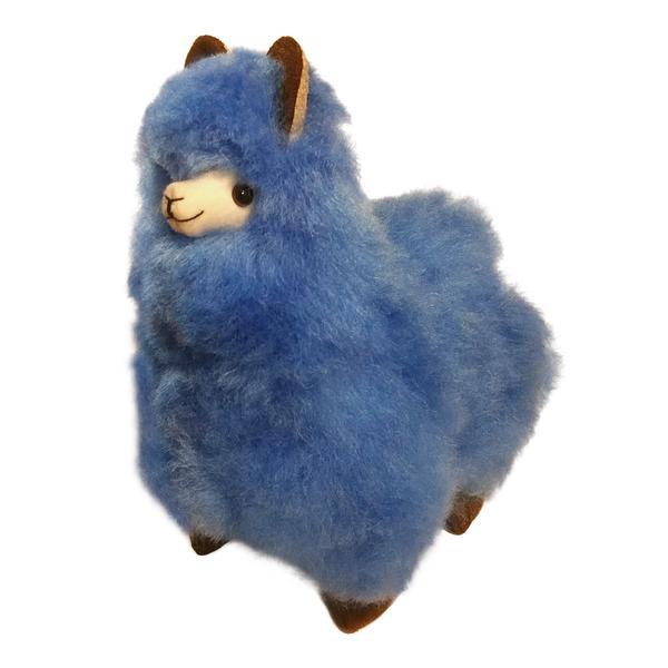 9" Standing Fur Alpaca Toy Purely Alpaca